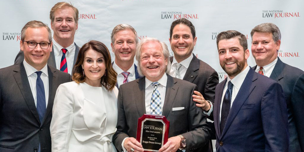 Rogge Dunn Group Receives The Finalist Award For 2018 Elite Trial Lawyers From The National Law Journal
